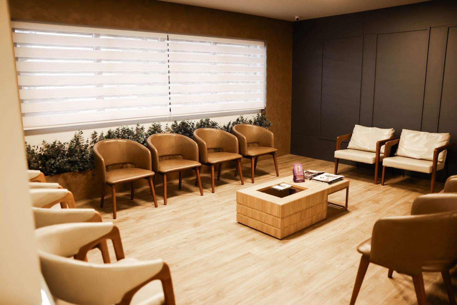Sala de espera do Instituto